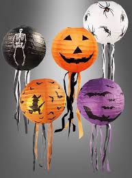 Luminária Enfeite de Papel Halloween 30cm - Modelos Variados - 1 Unidade