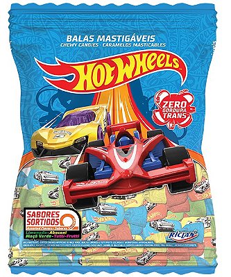 Bala Mastigável Hot Wheels 600g