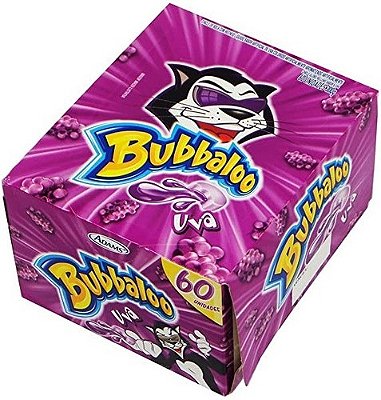 Chiclete Bubbaloo Uva 300g - 60 Unidades