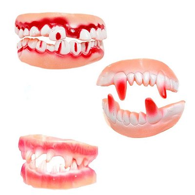 Dentes Assutadores para Halloween - 1 par