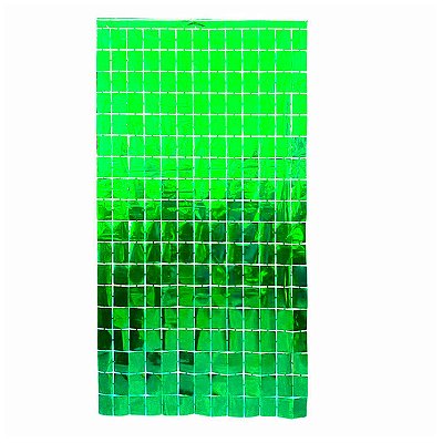 Cortina Decorativa Shimmer Wall Verde
