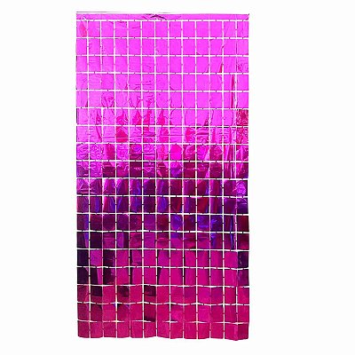 Cortina Decorativa Shimmer Wall Pink