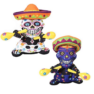 Boneco Caveira Mexicana Musical