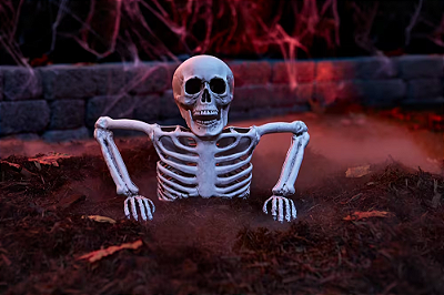 Meio Esqueleto Halloween - 40cm