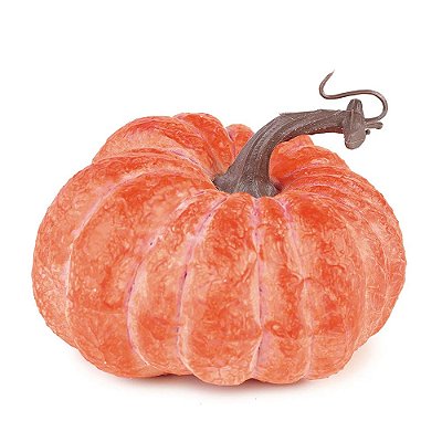 Abóbora Esbranquiçada Laranja para Decoração de Halloween