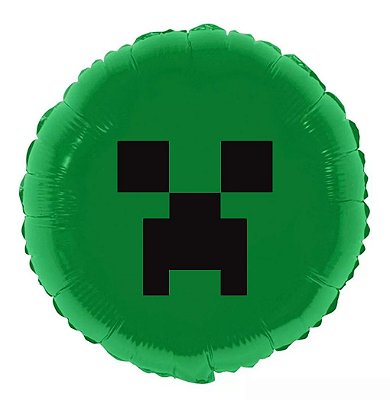 Balão Personalizado Círculo Minecraft
