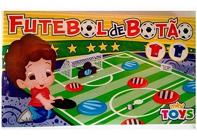 Jogo Futebol de Botão 13 Peças Individual - 1 Time