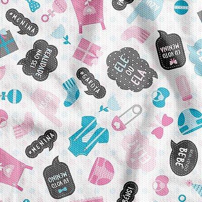 TNT Estampado Revelação - 1,40m x 1m