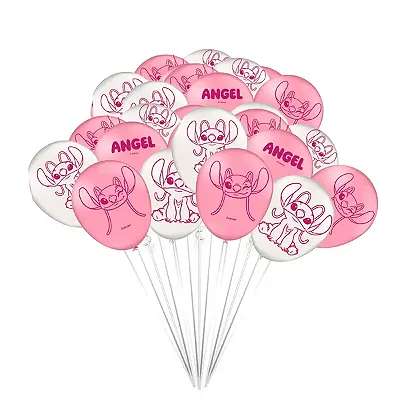 Balões Bexigas Festa Stitch - 9 Polegadas (23cm) - 25 Unidades