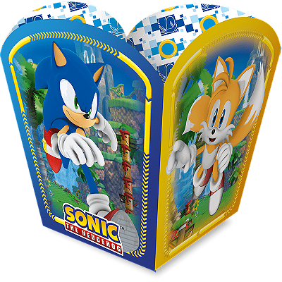 MINI PERSONAGENS DECORATIVOS FESTA SONIC THE HEDGEHOG - 50 UNIDADES