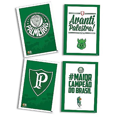 Quadros Decorativos Palmeiras - 4 unidades