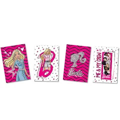 Quadros Decorativos Festa Barbie - 31x21cm - 4 Unidades