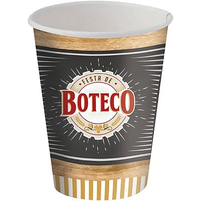 Copo de Festa Boteco 200 ml - 8 unidades