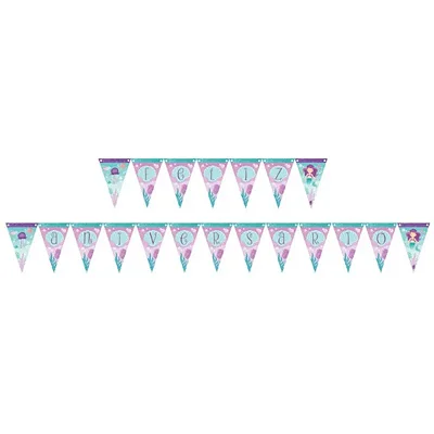 Faixa Decorativa Sereia em Papel Cartão – 2,46m