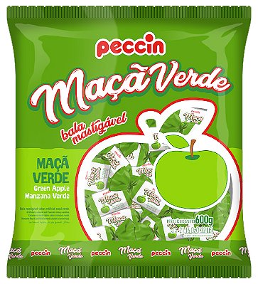 Bala Mastigável Maçã Verde - 400g