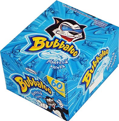 Chiclete Bubbaloo Hortelã 300g - 60 Unidades