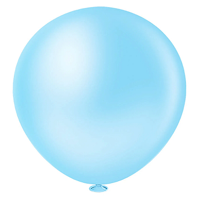 Balão Bexigão - Azul Claro - 25 Polegadas (65cm)