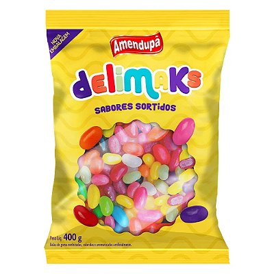 Bala de Goma Confeitada Delimaks - 400g