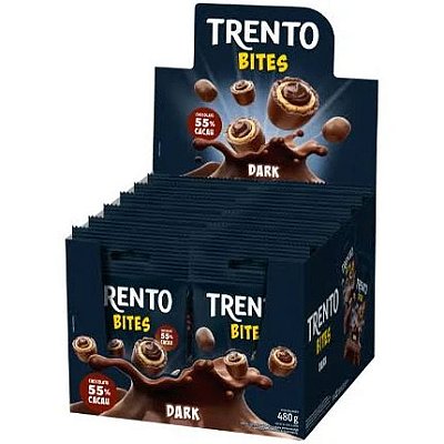 Chocolate Trento Bites Dark Peccin 480g - 12 unidades