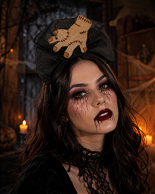 Tiara Mãozinha Halloween