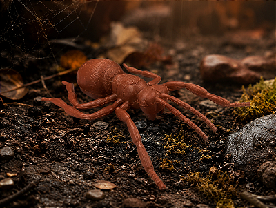 Formiga Grande de Borracha Realista Halloween 13cm - 1 Unidade