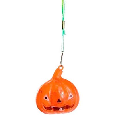 Colar Pisca-Pisca Abóbora Led Halloween - 1 Unidade