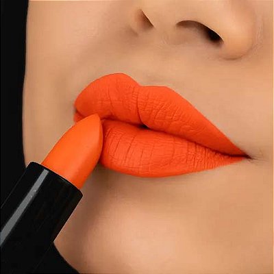 Batom Flúor Colors Laranja - Batom Artístico