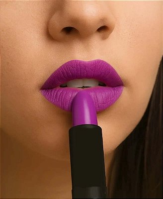 Batom Flúor Roxo - Batom Artístico