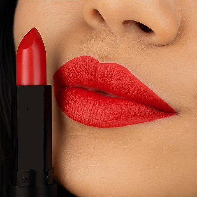 Batom Flúor Colors Vermelho - Batom Artístico
