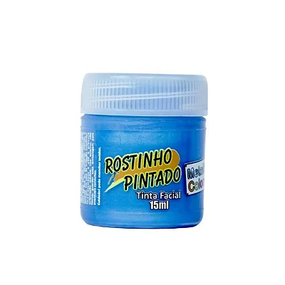 Tinta Facial Líquida 15ml - Azul Claro