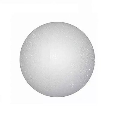 Bola De Isopor Oca 150mm (15cm) Artesanato -1 Unidade