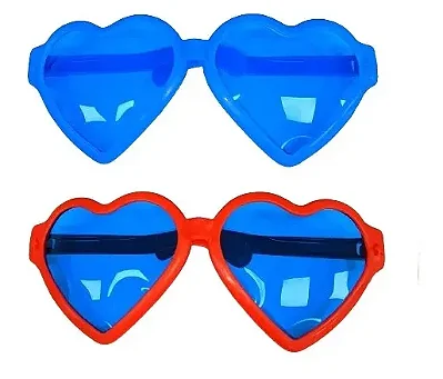 Óculos Gigante Coração 26x9cm – Sortido - 1 Unidade