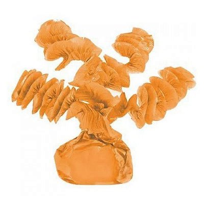 Papel de Bala Rococó Laranja 8cm x 35 cm - 40 unidades