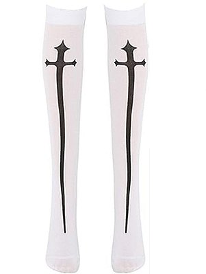 Adereço Meia Calça Cruz Fantasia e Cosplay - 70cm