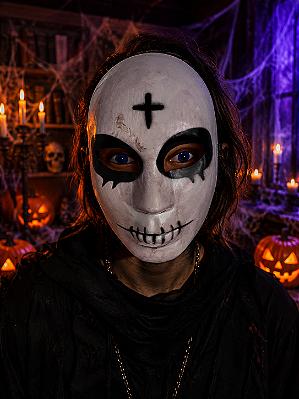 Máscara Noite De Crime The Purge Anarquia Cruz Halloween
