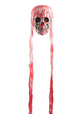 Cabeça Suspensa Halloween com Led 110cm