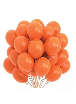 Balão Bexiga Laranja - Tamanho 12 Polegadas (30cm) - 25 Unidades