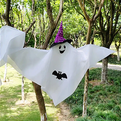 Fantasma Decorativo Halloween de Pendurar - 60cm