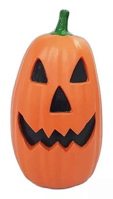 Abóbora Comprida para Decoração Halloween de Plástico - 55x30cm