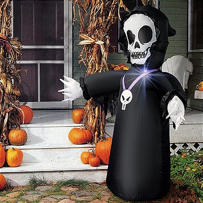 Inflável Halloween Esqueleto Morte 120cm