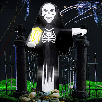 Inflável Halloween Esqueleto Morte 240cm