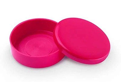 Latinha Plástica para Lembrancinha - Pink 5cm x 1cm - 10 Unidades