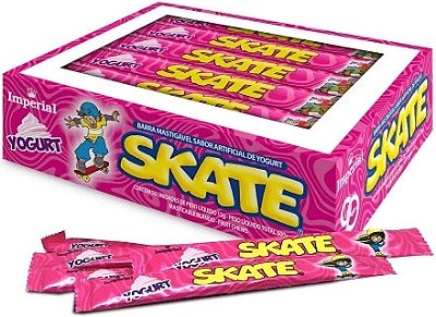 Bala Mastigável Skate Yogurt C/50 un - 600g