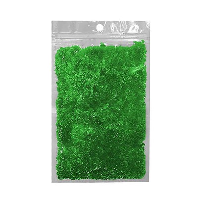 Mini Confete Metalizado Para Balao Bubble Bexiga - Verde - 15g