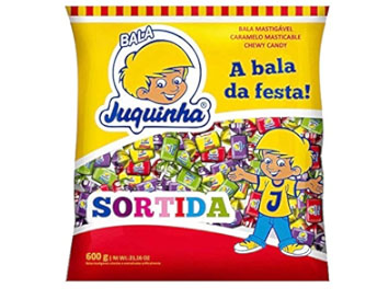Bala Mastigável Juquinha Sortida 500g