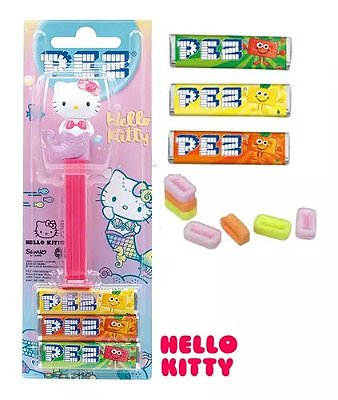 Pastilhas Pez Hello Kitty com Dispensers 25,5 G