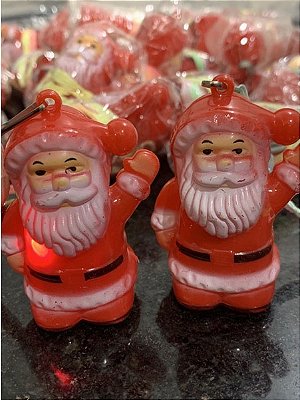 Mini Papai Noel com Pisca - 2 unidades