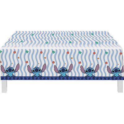 Toalha Plástica de Mesa Principal Festa Stitch - 1,20X1,80 Metros