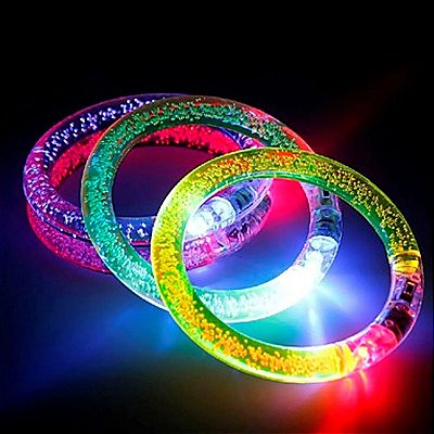 Pulseira de Led Rave Sortidas - 1 Unidade