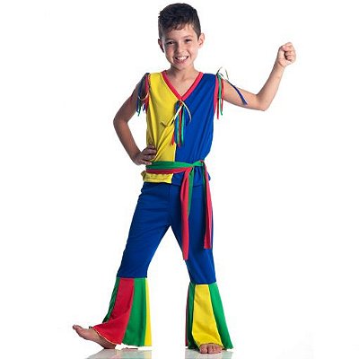 Fantasia Infantil Frevo Masculino – Sulamericana - Tamanho M